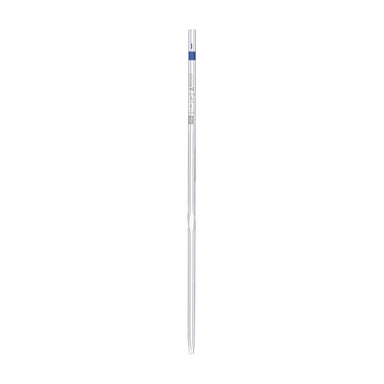 Pipette class 'A' 1ml, Borosilicate glass, Blue Printing bulb form, Blue - eiscoindustrial