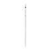 Pipette class 'A' 1ml, Borosilicate glass, Blue Printing bulb form, Blue - eiscoindustrial