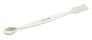 Spatula Stainless steel 20cm, one end flat and other end spoon - eiscoindustrial