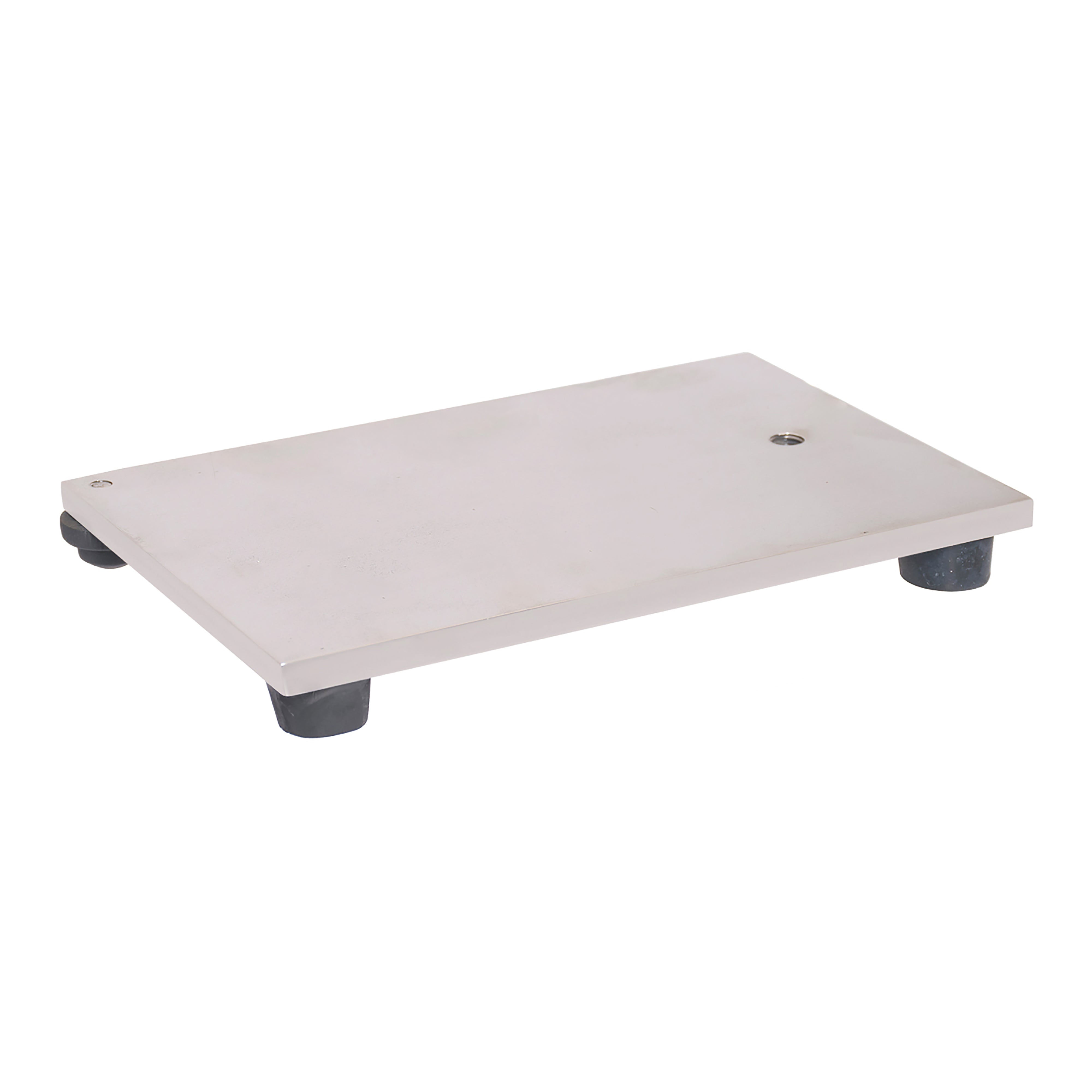 Rectangular Retort Stand Base with Rods-Stainless Steel, 21 x 13cm - eiscoindustrial