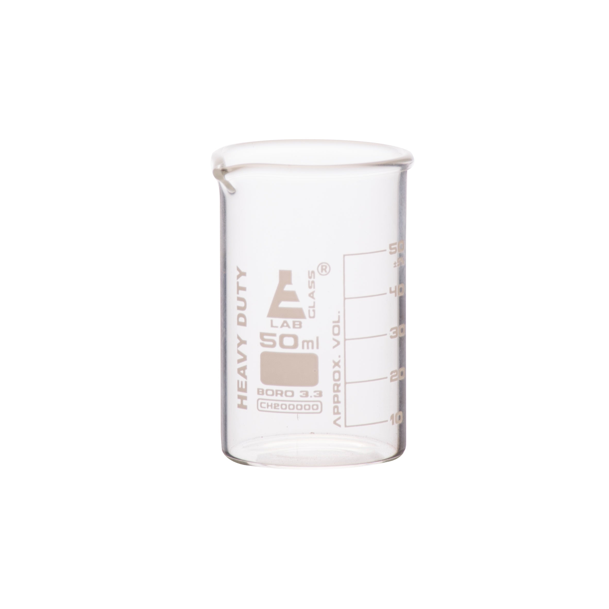 Beaker Glass Heavy Duty 50 ml - eiscoindustrial