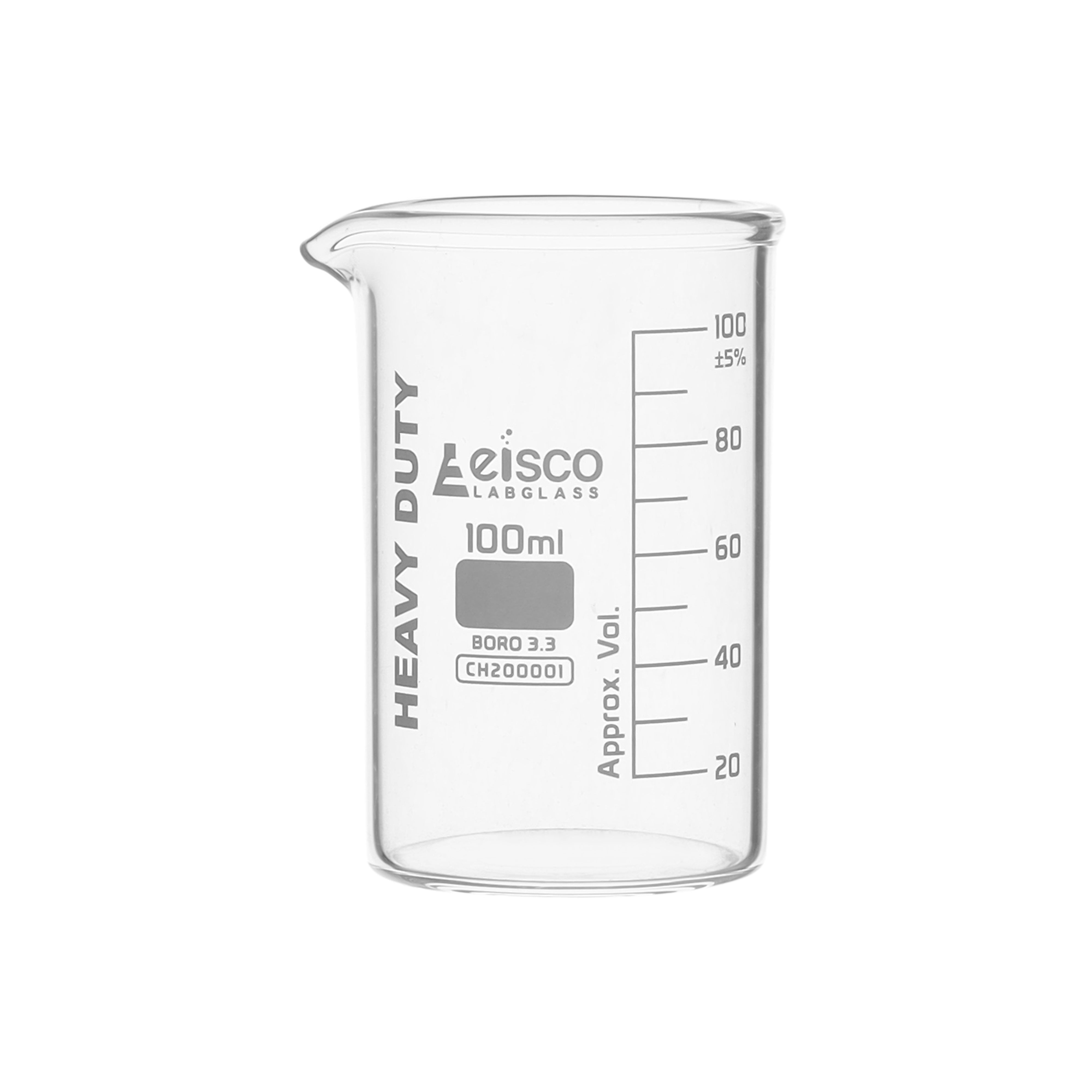 Beaker Glass Heavy Duty 100 ml — eiscoindustrial