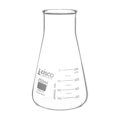 Flasks - Conical Erlenmeyer with Wide Neck, ASTM 250ml - eiscoindustrial